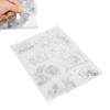 6pcs Clear Stamps  Transparent Stamps Decorative Scrapbooking Clear Stamps for Photo Albums Greet