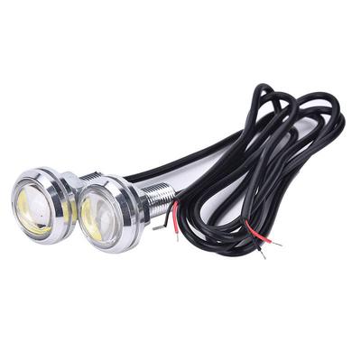 2 τεμάχια 23 mm Led Eagle Eye White Daytime Running Drl Light Tail Car Auto 10W 12V