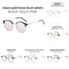 Elegant Flat Eyewear With Antiradiation Lenses For Office And Casual Use