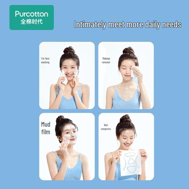 PurCotton Soft Cotton Facial Towels