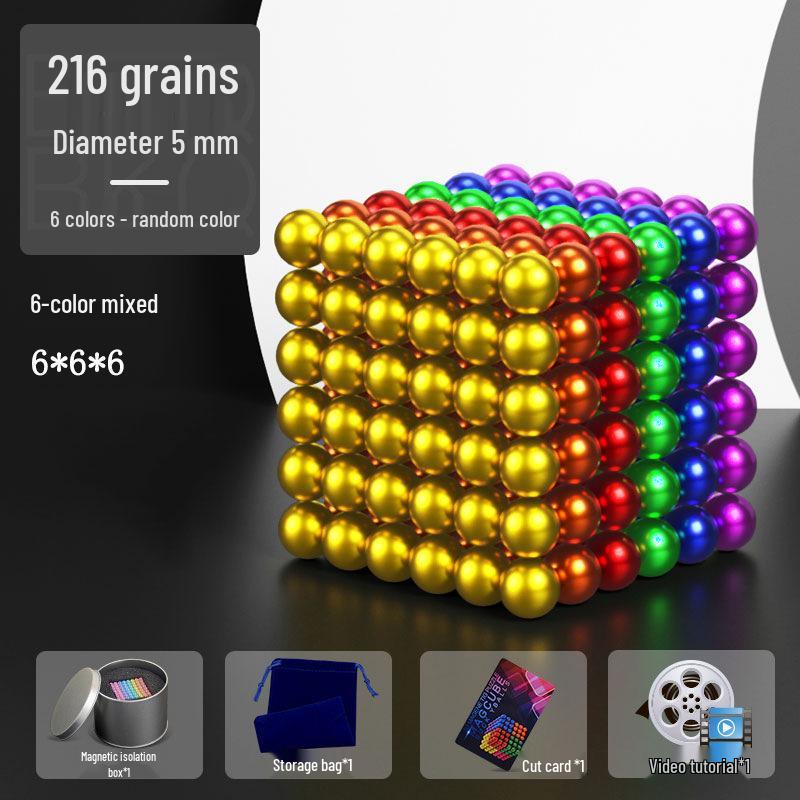 Buck Ball 1000: Magnetic Balls & Sticks Educational Set for Decompression & Creativity