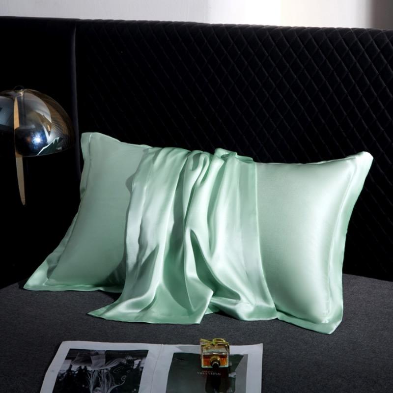 100% Maulbeerseide Luxus Natürliche Schwere Reine Seide Kissenbezug Sommer Kühle Seide Kühlendes Kissenhandtuch Kissenbezug Einzel Doppel