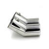 For VW Golf 4 Bora Jetta Dual Stainless Steel Exhaust Tailpipes Muffler Tips High Polish Car Performance Enhancement