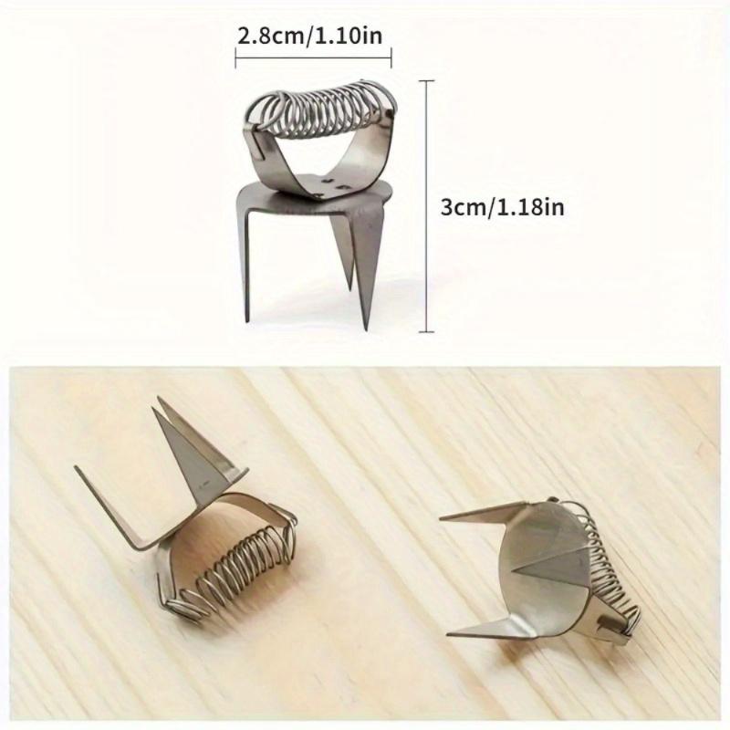 2pcs Pottery Glaze Tool, Fingertip Dip Glaze Clip, Stainless Steel Glaze Clip, DIY Teacup Clip