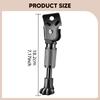 Bicycle Kickstand Side Kick Stand Alloy Non Slip Footrest Parking Rack Suitable for Kids Riding Home
