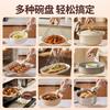 Stainless Steel Heat-Resistant Dish Clamp With Silicone Grip Kitchen Pot Bowl Plate Steamer Handling
