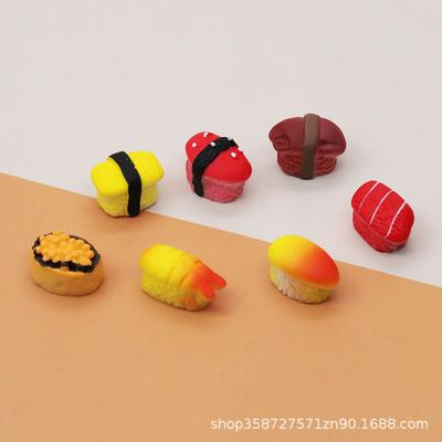 Simulation Sushi Edible Play Cream Mobile Phone Case Material Hairpin Earrings Handmade Shop Doll House Diy Small Ornament Toy