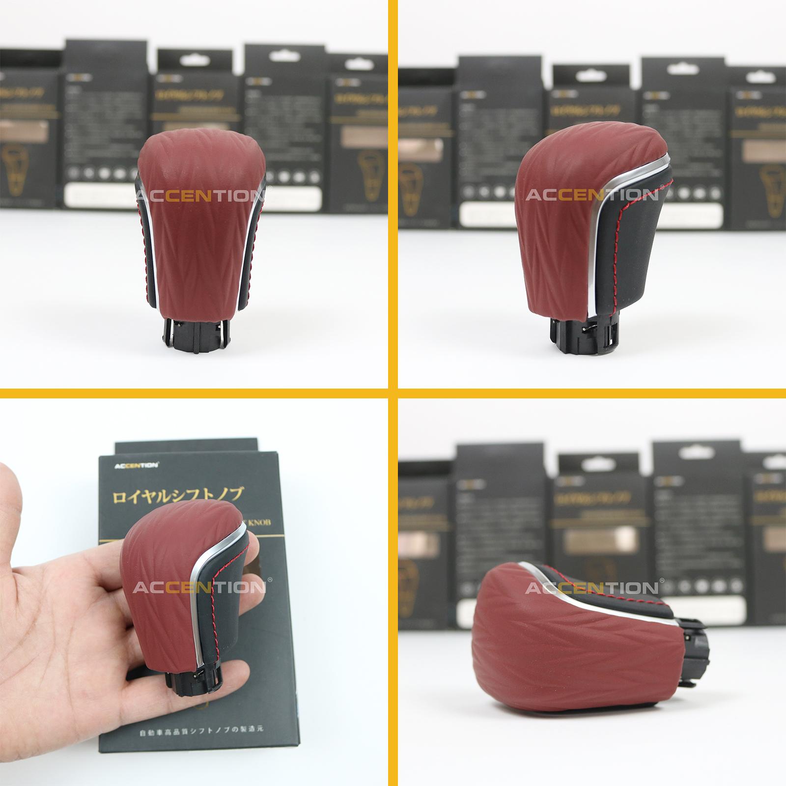 

Black Leather Carbon Fiber Gear Shift Knob For Toyota Corolla Camry 2018-2024 XV70 V70 Avalon Levin 2018 - 12