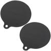 2 Pcs Induction Cooker Silicone Mat Pad Countertop Wear-resistant Heat-resistant Cooking Cooktop Microwave Clean