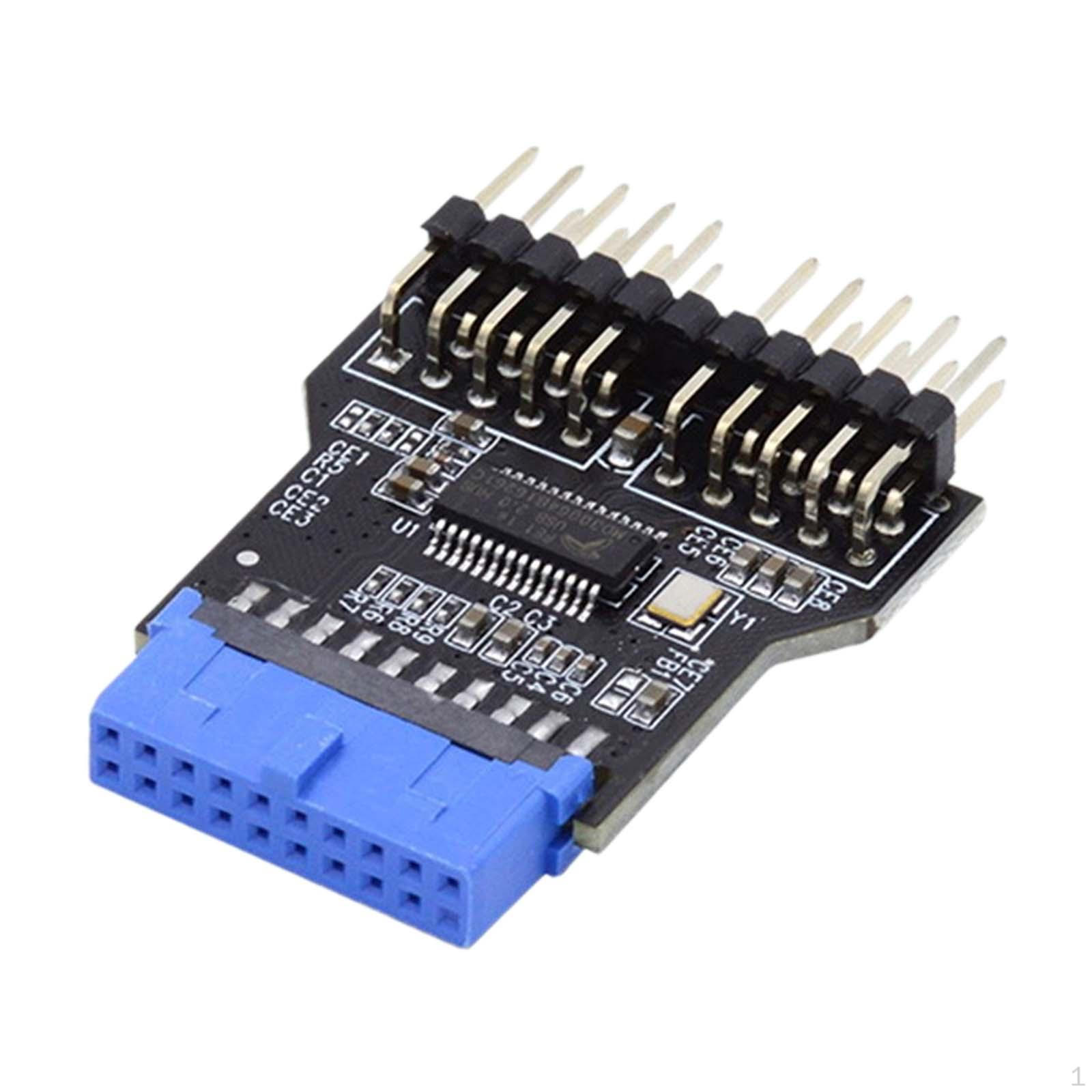 

Адаптер USB-концентратора, разъем расширения, аксессуар, разъем материнской платы, 19-контактный, 3,0-двойной