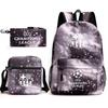 Zaino da Tifoso di Calcio per Bambini e Ragazzi Manchester United Semplice Casual Zaino Giornaliero Borsa a Spalla con Astuccio