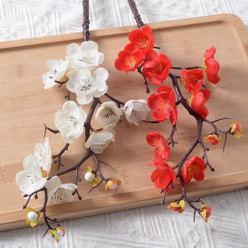High-End Artificial Plum & Peach Blossom Wedding Decoration