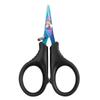 Stainless Steel Multifunctional Fishing Line & Lure Cutter, Small Serrated Scissors for Dyneema PE and Outdoor Use