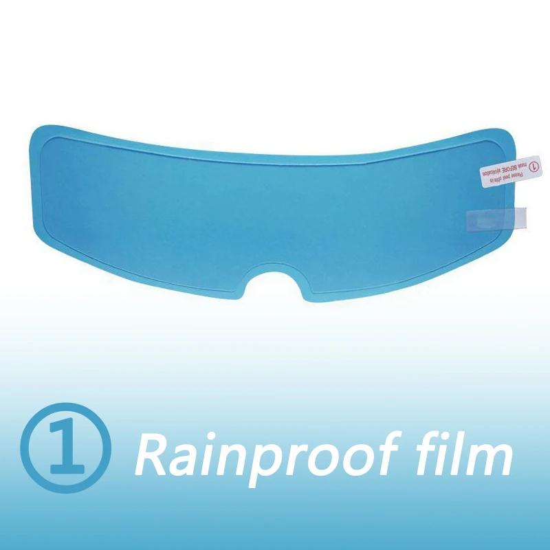 Universal Helmet Clear Rainproof Film Anti-Fog Film Helmet Lens Nano Coating Sticker Motorcycle Rainy Safety Driving Accessories