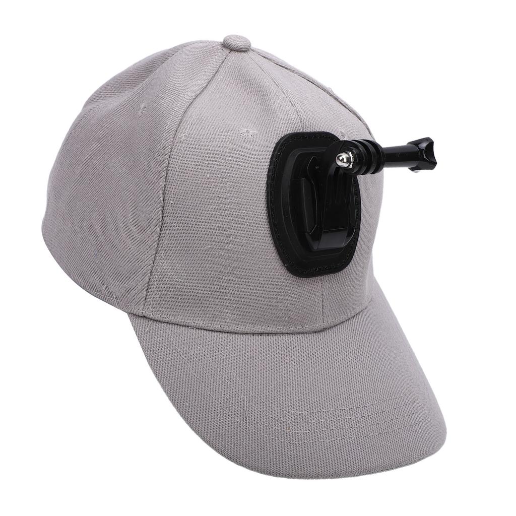 Action Camera Mount Hat Lightweight Baseball Hat with Camera Mount for Outdoor Sports Travel Hiking