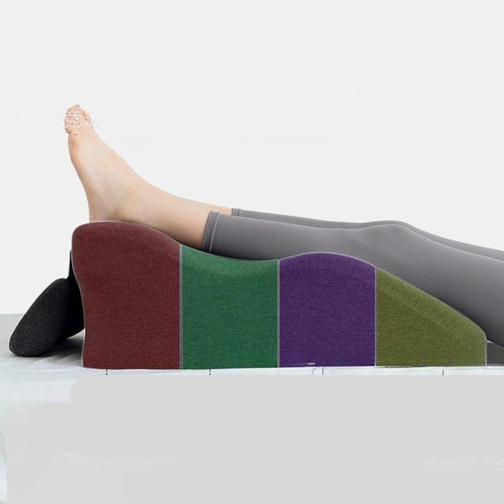 Ergonomic Leg Elevation Pillow, Multifunctional Memory Foam Support for Knees