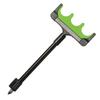 3/5/6 Hole Fishing Rod Holder Bracket with Bandstick Ground Plug Holder Fishing Stand Fishing Rod Rest Head Bracket