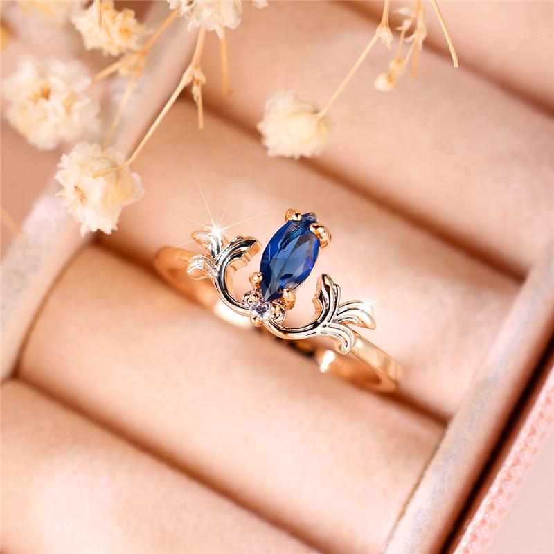 Cute Female White Round Zircon Stone Ring Silver Color Summer Wedding Jewelry For Women