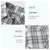 MJ STYLE Women's Retro Plaid Long-Sleeve Casual Shirt