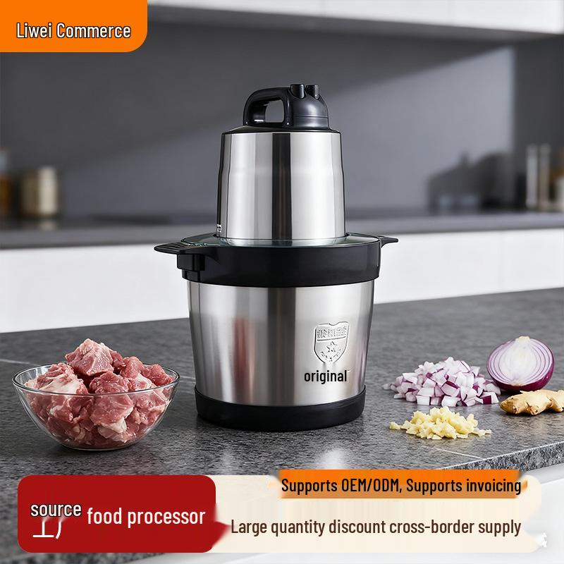 Multifunctional Stainless Steel Meat Grinder & Vegetable Masher for Baby Food