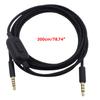 Durable 3.5mm Headphone Cable with Mute Function for G433/G233 Earphones Enjoy Clear Sound and Easy Control Cord Wire