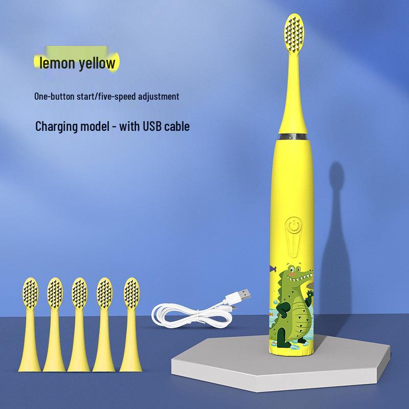 Sonic dobíjecí dětský elektrický zubní kartáček s měkkými štětinami - Ideální dárek