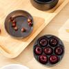 Small-Size Fruit Pitter for Baking Tasks, Manual 7 Slot Press Tool with ABS and PC Body, Metal Prongs, Drawer Storage, and Counter Duty