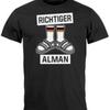 Herren T Shirt Richtiger Alunisex Meme Witz Deutscher Deutschland Parodie Satire Vintage Top For Everyday Wear Stretched