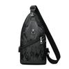 Men's Single-shoulder Crossbody Bag, Single-shoulder Bag, Motorcycle Korean-style Casual Chest Bag, Small Chest Bag, Men's Bag