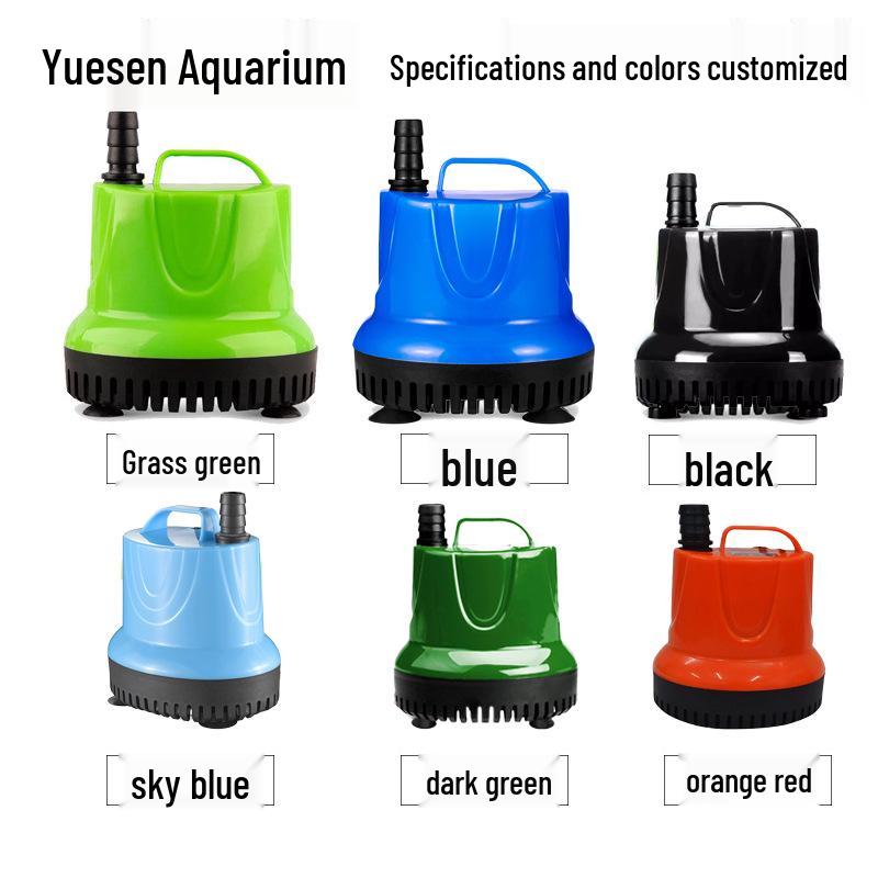 **Silent Submersible Fish Tank Pump for Water Circulation and Filtration**
