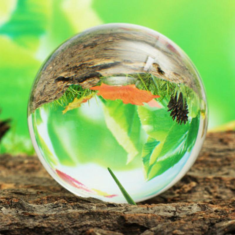 Premium Quality Glass Clear Crystal Ball 40mm And 60mm For Stunning Photography Props