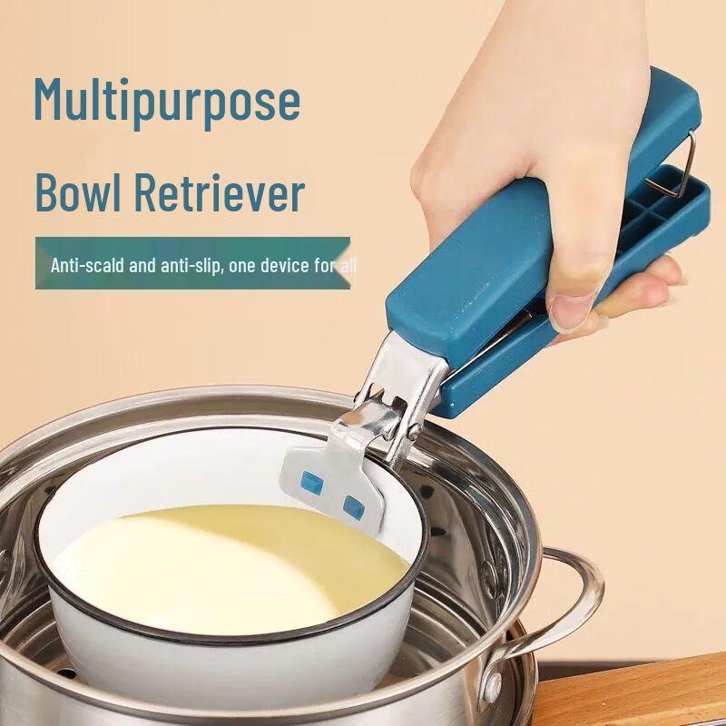 Stainless Steel Anti-Scald Bowl & Plate Clips (2-Pack)