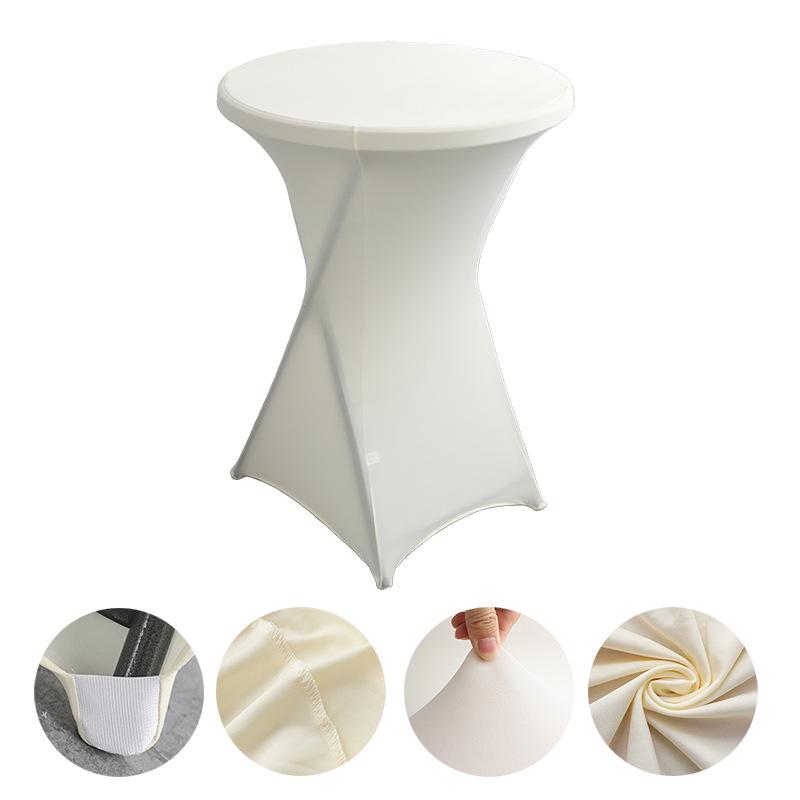 Copritavolo Elastico Universale di Alta Gamma in Spandex per Matrimoni e Banchetti