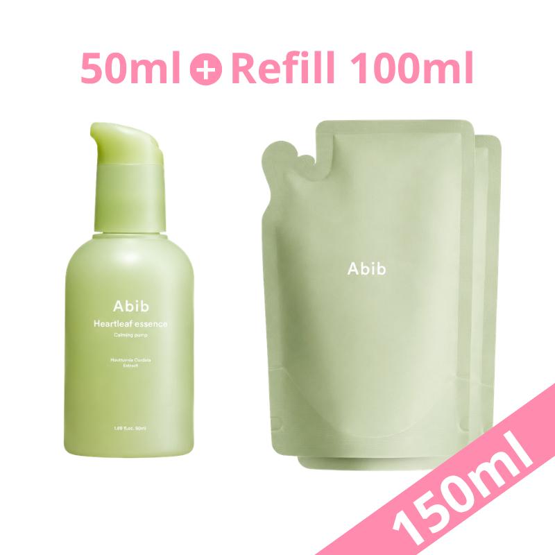 [Abib] Heartleaf Essence Calming Pump 50ml + Refill 50ml x 2