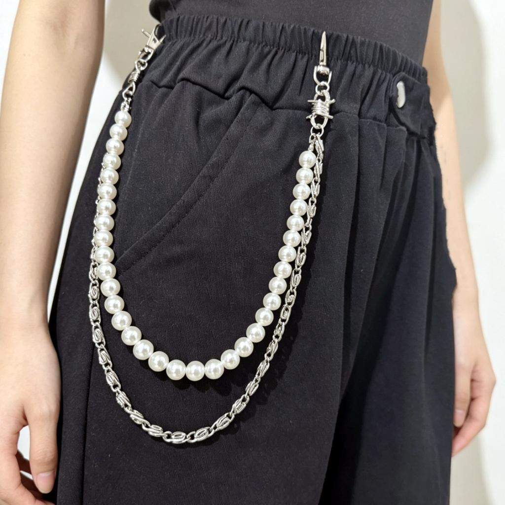 European and American Jewelry Punk Retro Waist Chain Women's Fashion Versatile Multi-layer Chain Trouser Chain Pendant