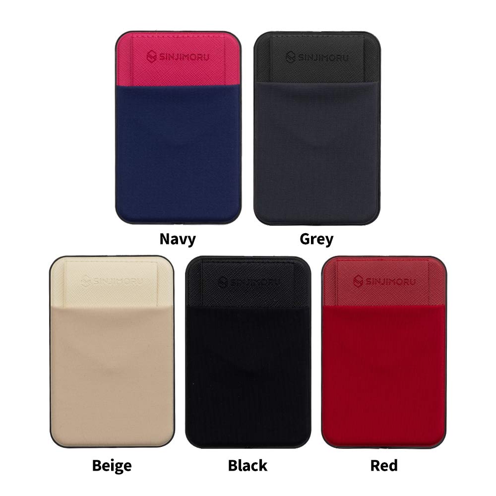 Sinjimoru MagSafe Compatible iPhone Card Case with Magnetic Phone Card Holder with SUICA Pass and Back Credit Card Pocket for iPhone 16 Pro and iPhone