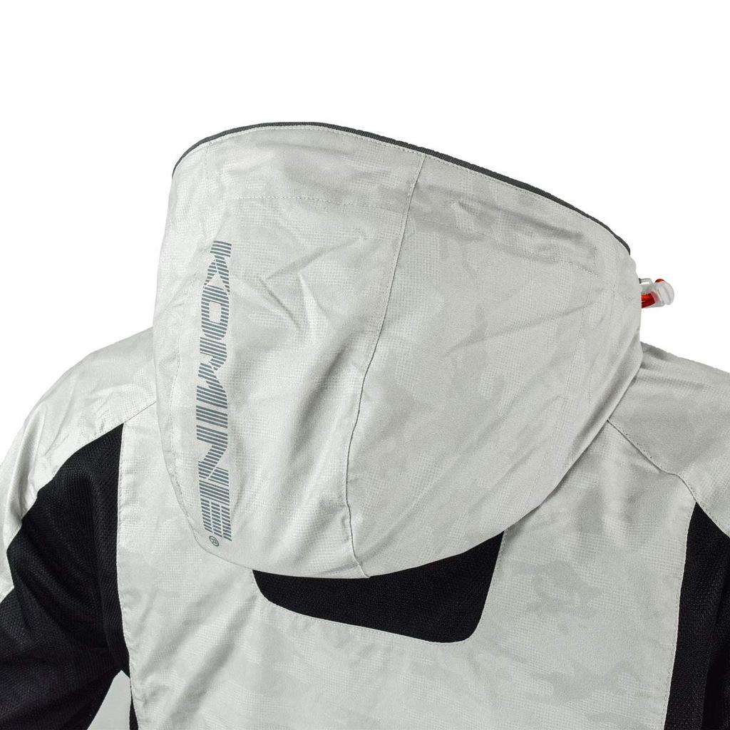 KOMINE Silver Camo Motorcycle Size M 07-112 Men's Jacket,