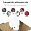 Ender-3/CR-6 SE /Ender-5 Plus PEI Print Bed Kit Double Sided Textured PEI Flexible Steel Build Plate 235x235/255x245/377x370mm