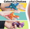 3D Printed Dragon In Egg, Articulated Crystal Dragon Fidget Wings  Easter Basket Stuffers, Stress Relief Desk