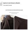 Winter 2026 Damen High-Waist Woll-Schlaghosen mit Plus Samt und Eleganter Drapierung