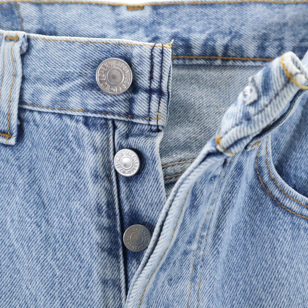 Levi's 90s USA made 501 old Straight denim pants W32 Button fly Men's Used