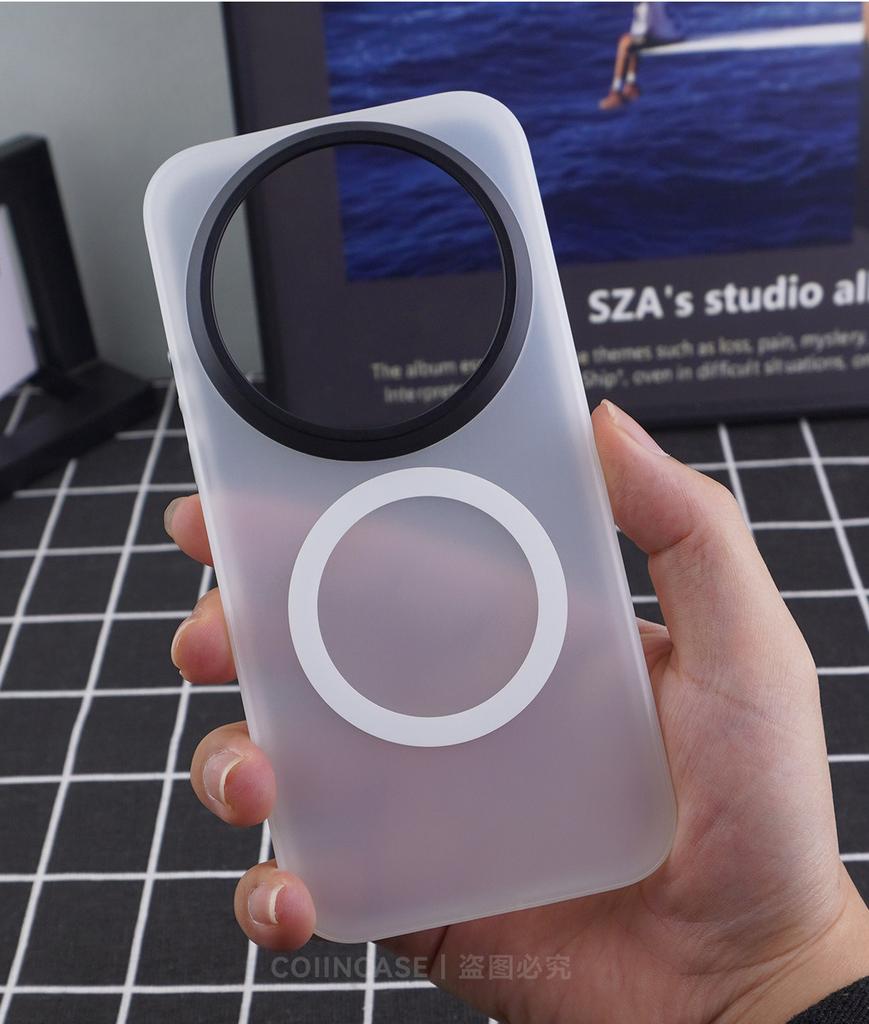 Für Xiaomi 17 Ultra Hülle Hart-PC Acryl Für MagSafe Magnetisch Matt Transparent Handy Rückseite Für Xiaomi 17Ultra Schale Stoßstange