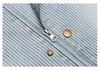 Spring Autumn Men's Classic Striped Retro Washed Ice Blue Denim Jacket W515
