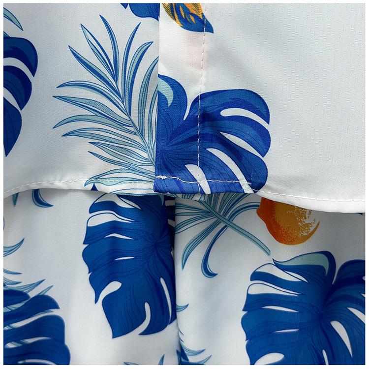 Trendy Boys' Street Style Summer Beachwear Two-Piece Set