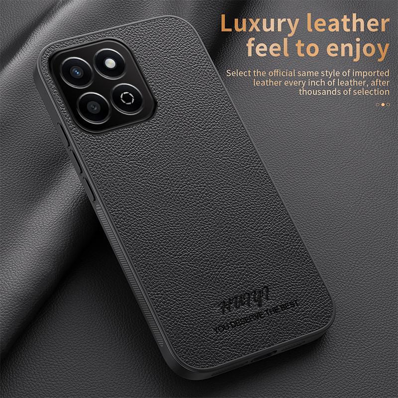 Luxury Business Leather Soft Frame Magnetic Cover For Honor X7C HonorX7C Phone Cases Capa