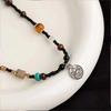 Retro Lion Beaded Necklace: Versatile Ethnic Style for Women