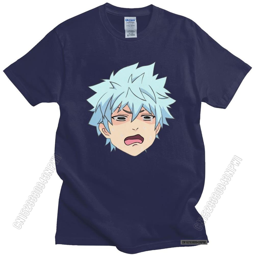 T-Shirt Men's Short Sleeves T Shirts Shun Kaidou Doux Et À La Mode Comic La Vie Désastreuse De Saiki K Anime Japonais En Cotton