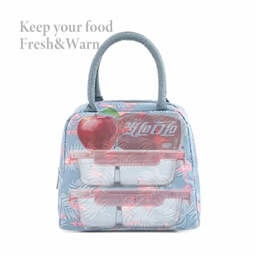 Insulated Lunch Bag, Foldable Tote Bag, Lunch Storage Box, Wide Opening, Insulated Cool Lunch Bag, Waterproof, Thermal, Leak-Proof, Lunch Organizer fo