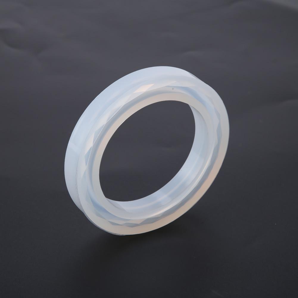 Slender Bracelet Silicone Mold Diamond Shape Surface Resin Bracelet Mold for DIY Jewelry Making