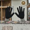 CE EN388 Certified Great Grip Nitrile Coated Construction Gloves Level 5 Anti-Cut Oil Water Resistant HPPE Safety Hand Gloves